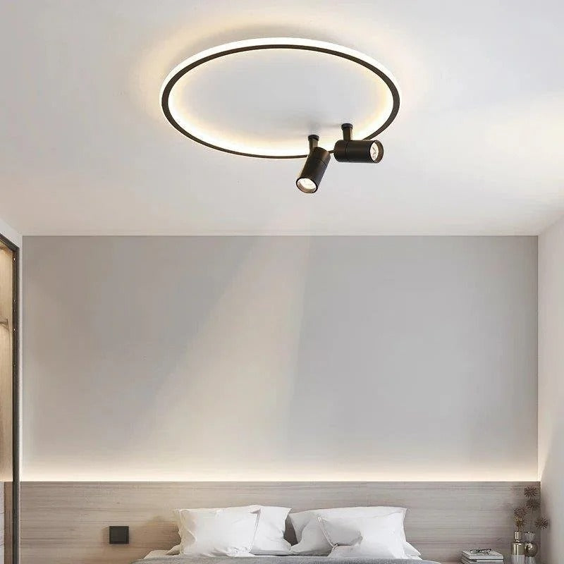 Modern Dimmable LED Ceiling Lamp With Spots Ariana SPINGAR.COM