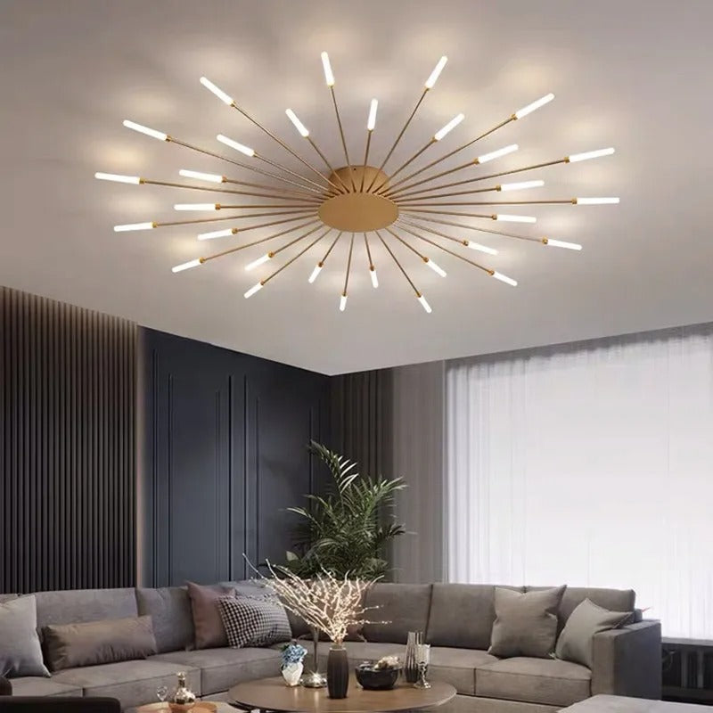 Fan-shaped LED ceiling light Arlo™ Spingar.com