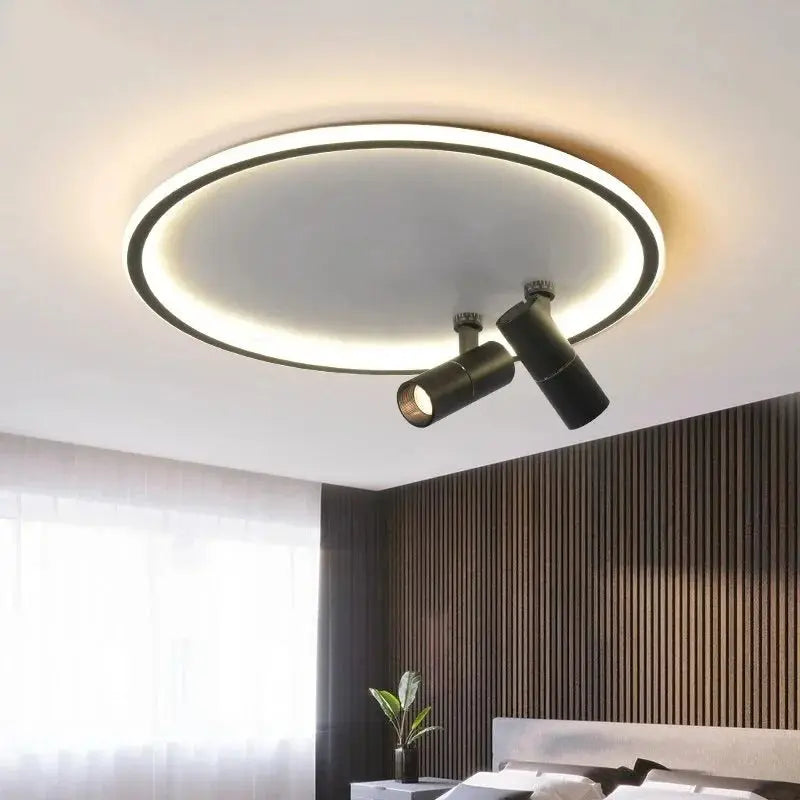 Modern Dimmable LED Ceiling Lamp With Spots Ariana SPINGAR.COM