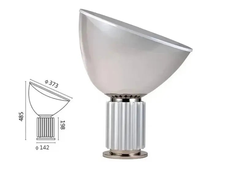 Halvard – Artistic Italian Glass LED Desk Lamp with Creative Design Kozyled