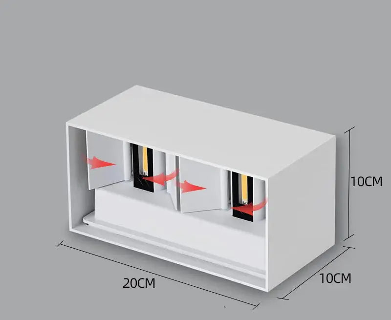Ember – Modern Outdoor IP65 LED Wall Lamp for Durable, Stylish Lighting Kozyled