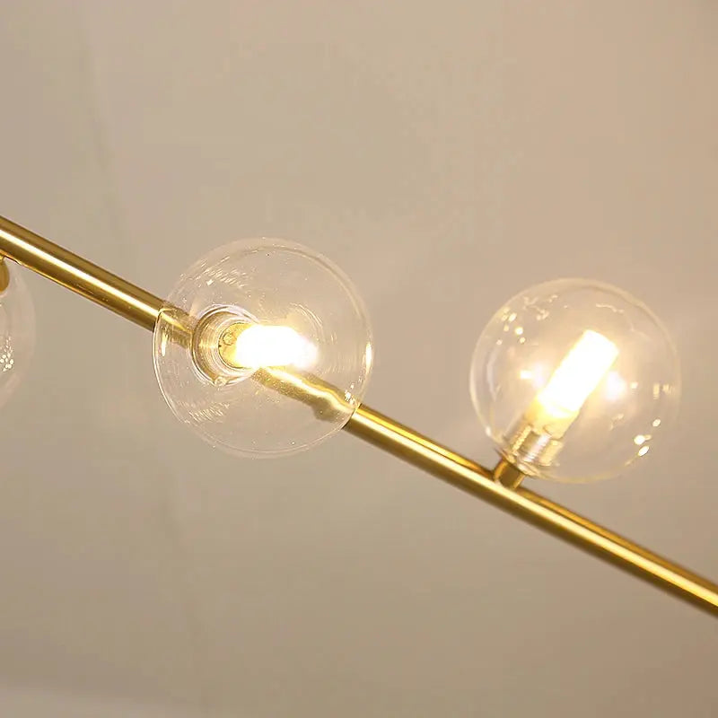 Anton – Nordic Minimalist LED Pendant Light with Glass Ball Design for Dining Tables and Bars Kozyled.com