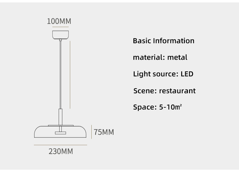 Modern Glass LED Pendant Lamp Orsola SPINGAR.COM