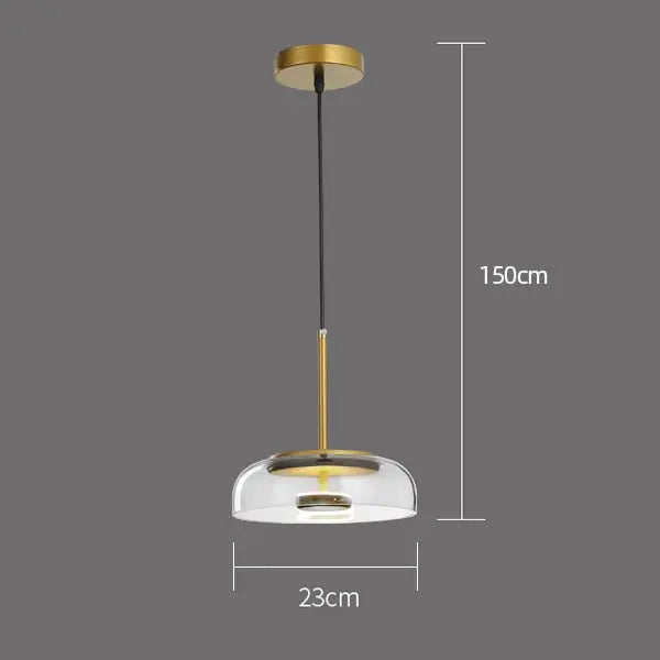 Modern Glass LED Pendant Lamp Orsola SPINGAR.COM
