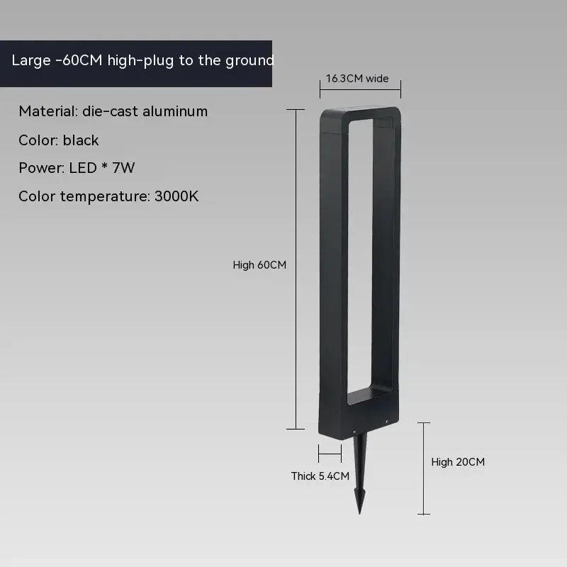 Modern Arch-Shaped IP65 Outdoor LED Floor Lamp for Stylish, Durable Lighting Kozyled