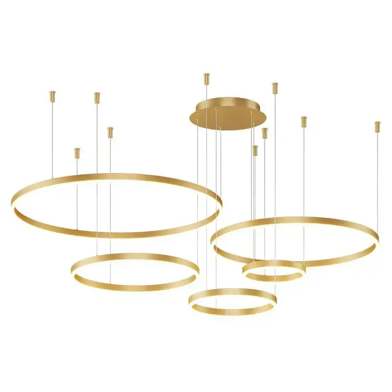 Nirvik – Modern Scandinavian Dimmable LED Ring Pendant Lamp Lampasa.com