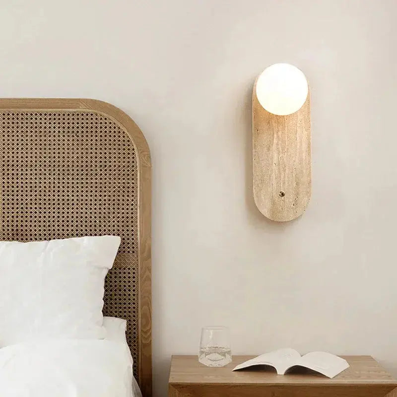 Japandi Stone Acrylic LED Wall Lamp – Nami Lampasa.com