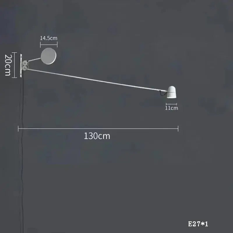 Arden – Adjustable Swing Arm Wall Lamp Lampasa.com