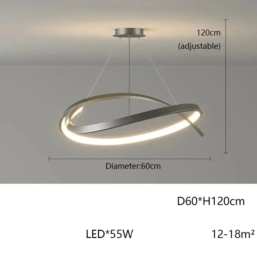 Zyra – Modern, sleek and elegant dimmable LED pendant light Lampasa.com