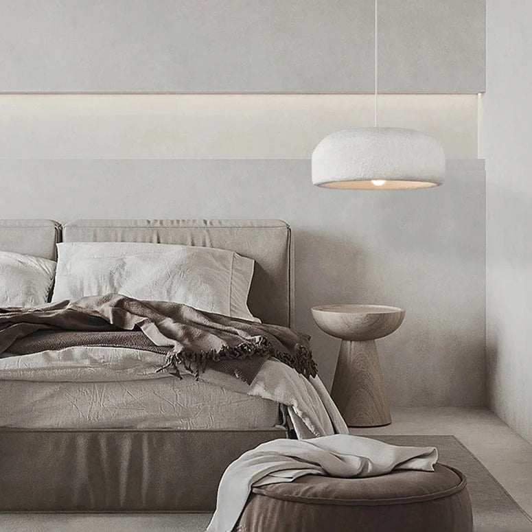 Handmade Japanese Wabi-Sabi LED Pendant Lamp Finn SPINGAR.COM