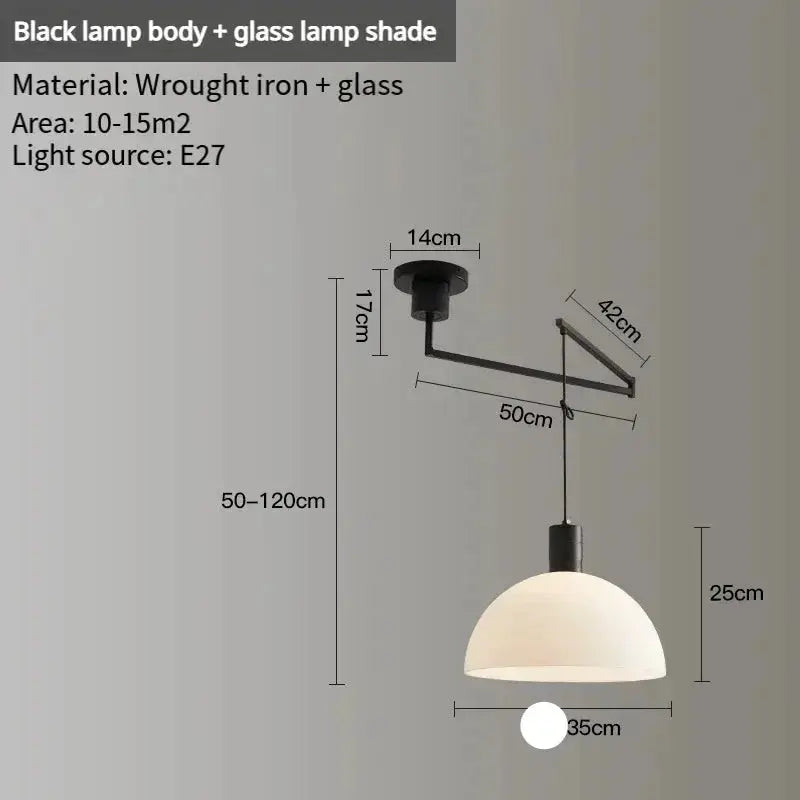 Draxel – Modern Retro Telescopic LED Pendant Lamp Lampasa.com