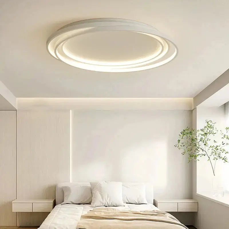 Nuvin – Modern Layered Frame Dimmable Round LED Ceiling Lamp Lampasa.com