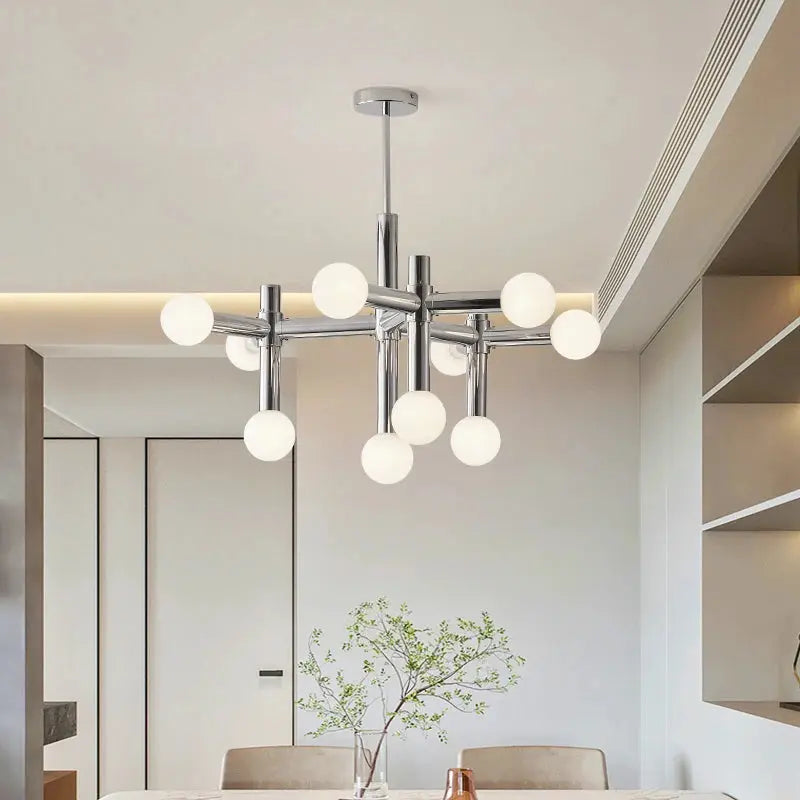 Astor – Nordic LED Ceiling Light with Elegant Glass Ball Design Kozyled.com