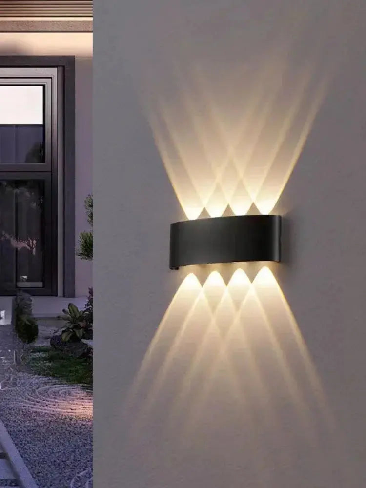 Darya – Modern Up-and-Down LED Outdoor Wall Lamp for Stylish Illumination Kozyled