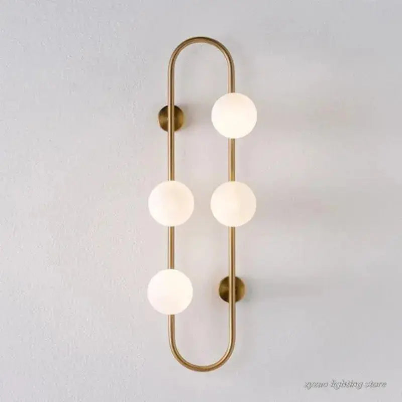 Modern Simple Frosted LED Glass Wall Light – Lumevo lampasa.com