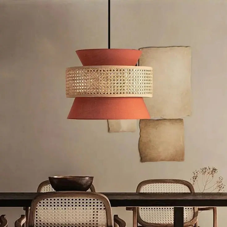 Creative Design Handmade Rattan Pendant Lamp Olan SPINGAR.COM
