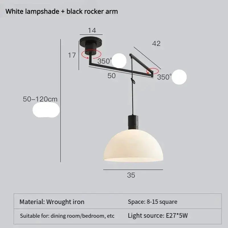 Draxel – Modern Retro Telescopic LED Pendant Lamp Lampasa.com