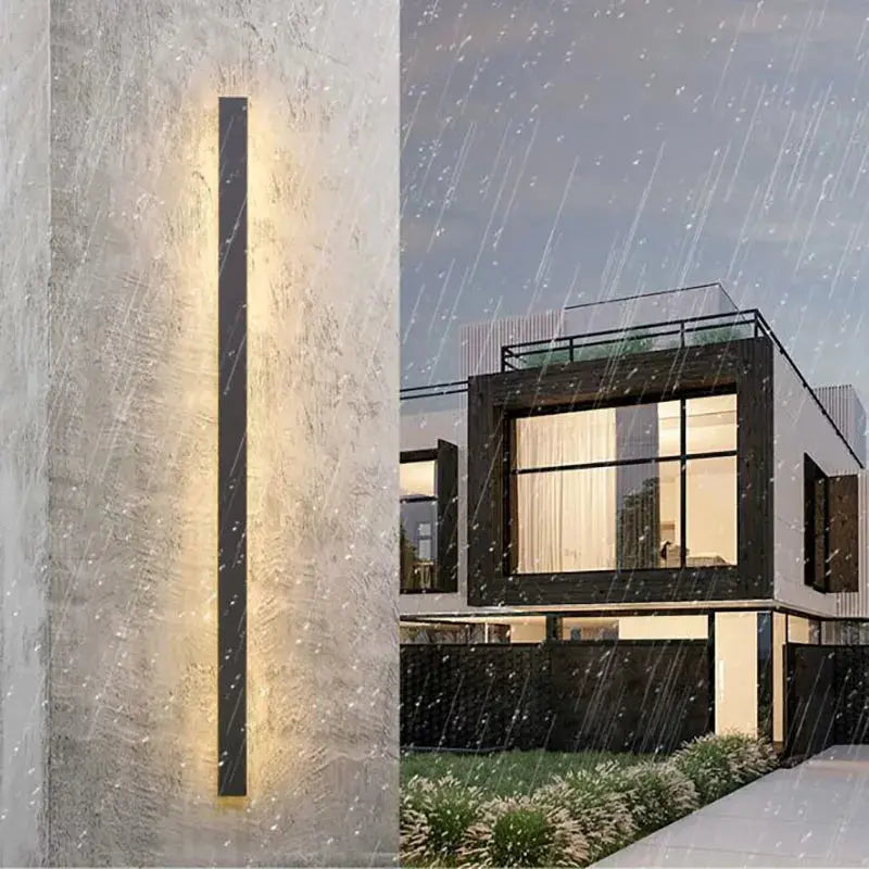 Ebba – Modern Motion Sensor Waterproof IP65 Outdoor Wall Lamp for Secure Lighting Kozyled