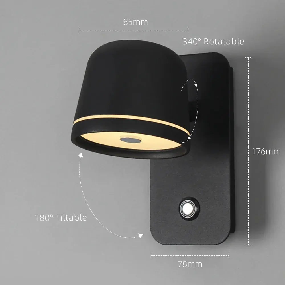 Rotatable Dimmable LED Wall Lamp Luca SPINGAR.COM