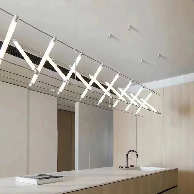 Unique Tubes Design Kitchen Island/Bar Dinner Table Lamp Verner SPINGAR.COM