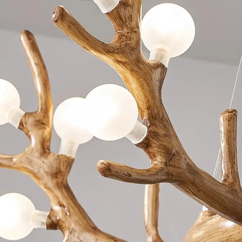 Dane – Rustic Dimmable LED Pendant Light with Tree Branch inspired Design Lampasa.com