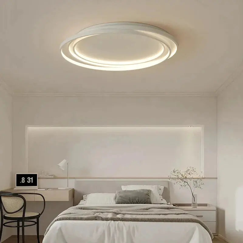 Nuvin – Modern Layered Frame Dimmable Round LED Ceiling Lamp Lampasa.com