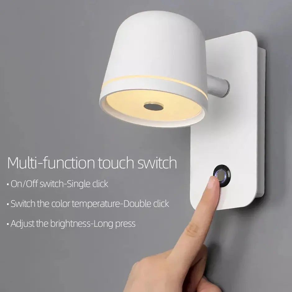 Rotatable Dimmable LED Wall Lamp Luca SPINGAR.COM