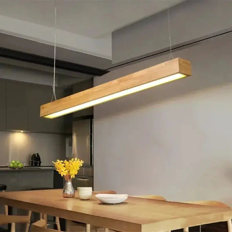 Ravien – Nordic Modern Solid Wood LED Pendant Lamp Lampasa.com