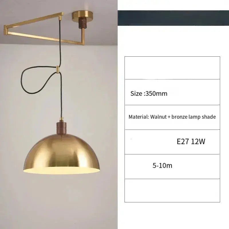 Draxel – Modern Retro Telescopic LED Pendant Lamp Lampasa.com