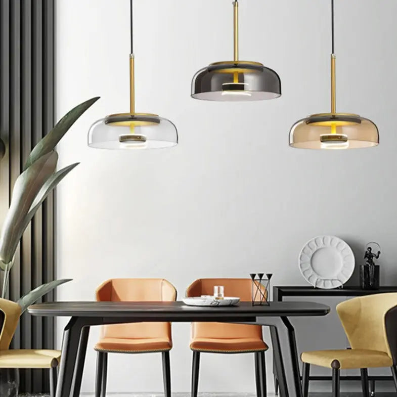 Modern Glass LED Pendant Lamp Orsola SPINGAR.COM