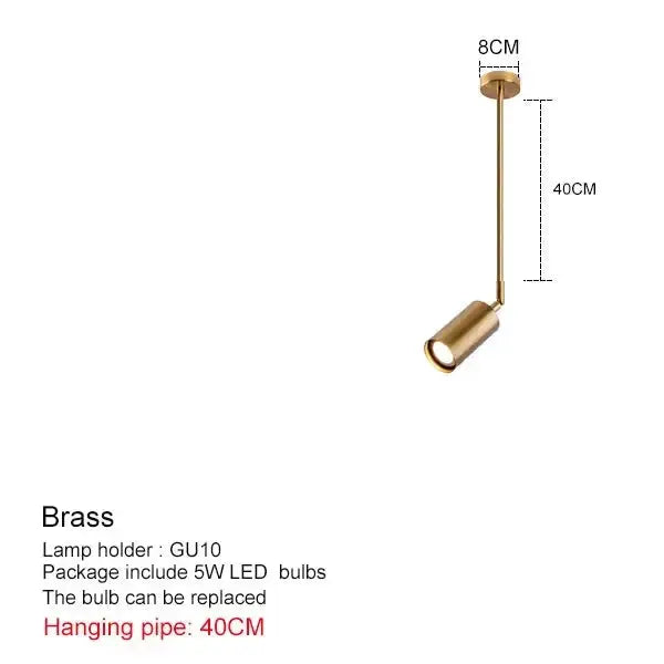 Lirian – Scandinavian adjustable Head LED Pendant Spotlight Lampasa.com