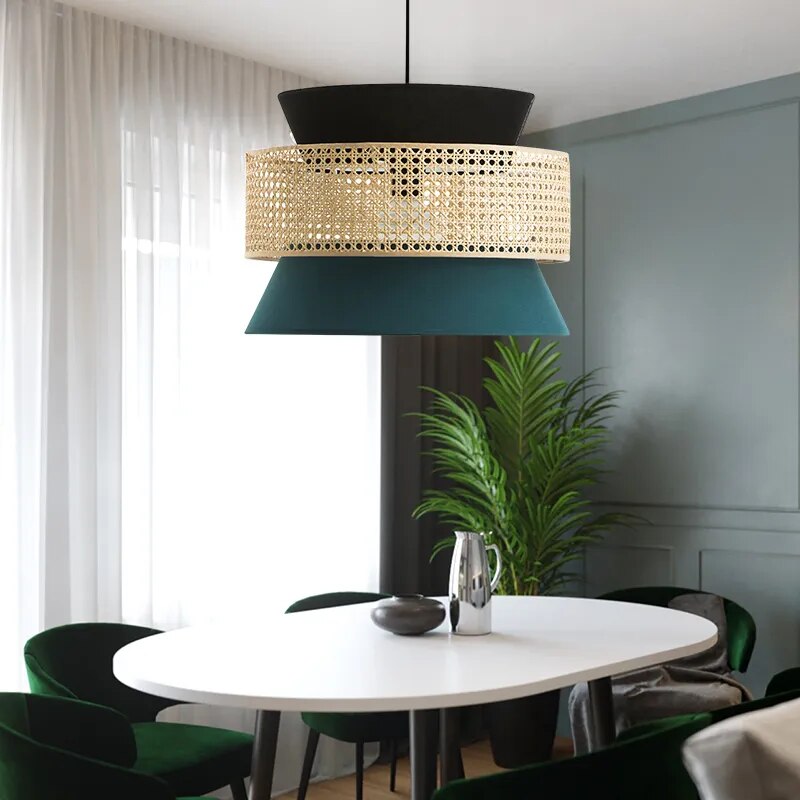 Creative Design Handmade Rattan Pendant Lamp Olan SPINGAR.COM