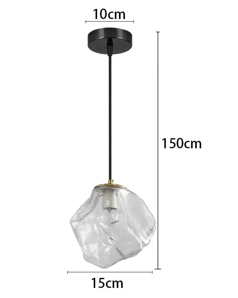 Vela – Modern Luxury Glass Dimmable LED Pendant Lamp Lampasa.com