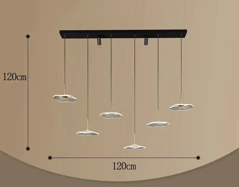 Nyelle – Modern Dimmable LED Dining Table lamp/ Bar Lamp With Spotlights Lampasa.com