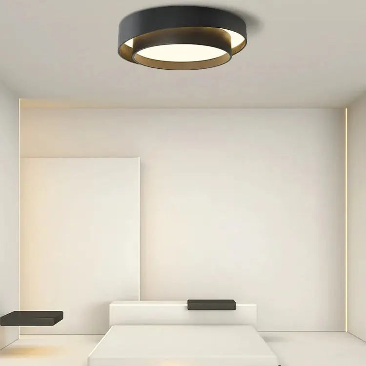 Ozzie – Round Dimmable LED Art Ceiling Lamp for Contemporary Spaces Kozyled