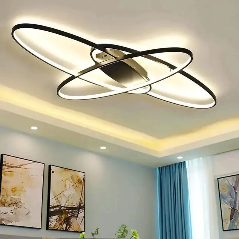 Ezria – Creative Geometric LED Ceiling Lamp Lampasa.com