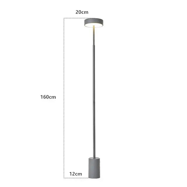 Walter – Minimalist Tall LED Floor Lamp with Dimmable Light for Modern Interiors Lampasa.com