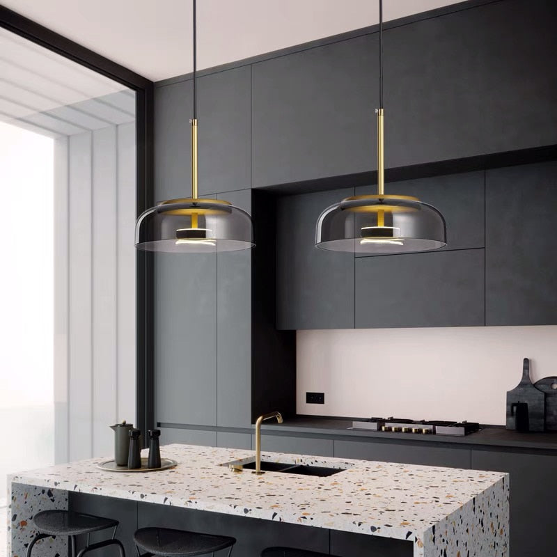 Modern Glass LED Pendant Lamp Orsola SPINGAR.COM