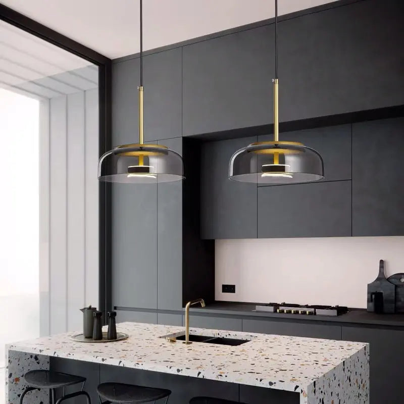 Modern Glass LED Pendant Lamp Orsola SPINGAR.COM