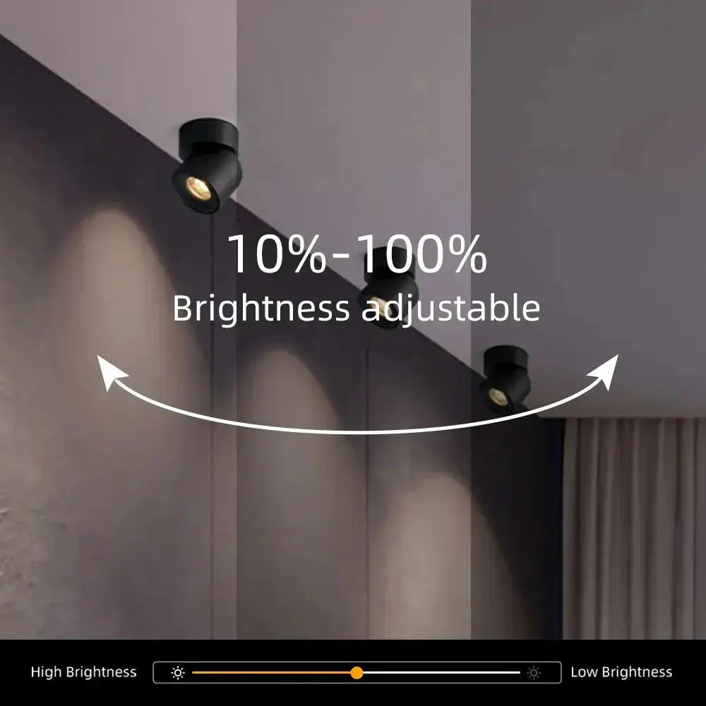 Dimmable 360° rotatable LED spotlight - Lysa Lampasa.com