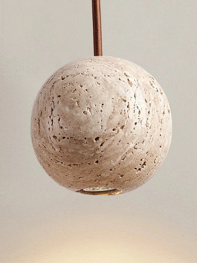 Naturel Cave Stone LED Pendant Lamp Vibeke SPINGAR.COM