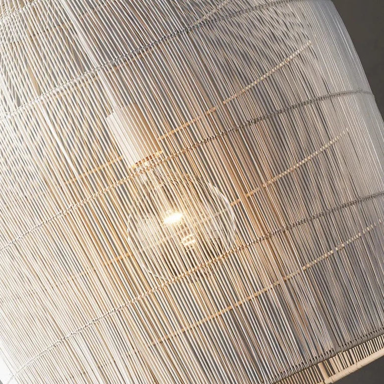 Japanese Handmade Wabi Sabi Rattan Pendant Lamp Mirai SPINGAR.COM