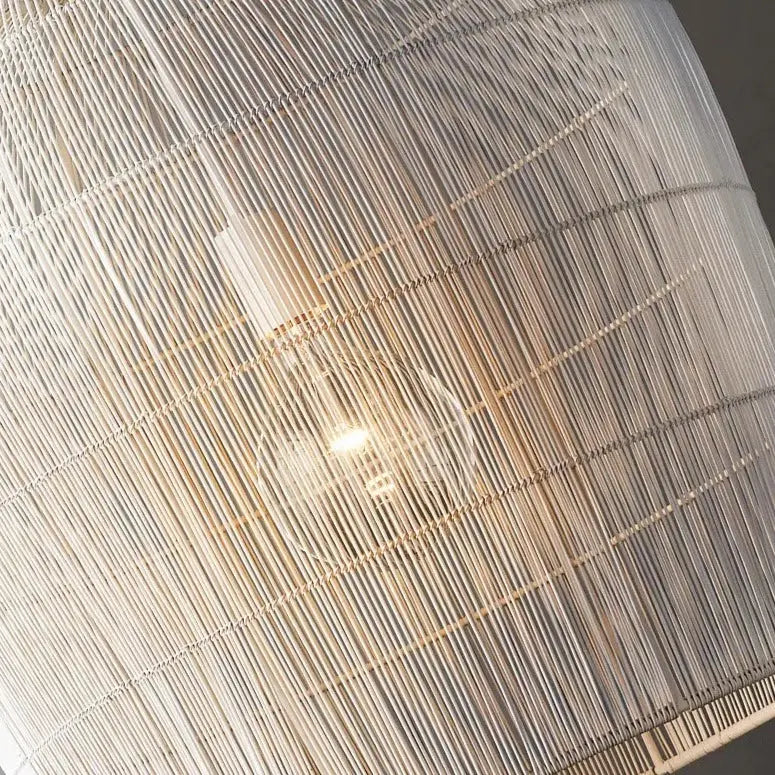 Japanese Handmade Wabi Sabi Rattan Pendant Lamp Mirai SPINGAR.COM