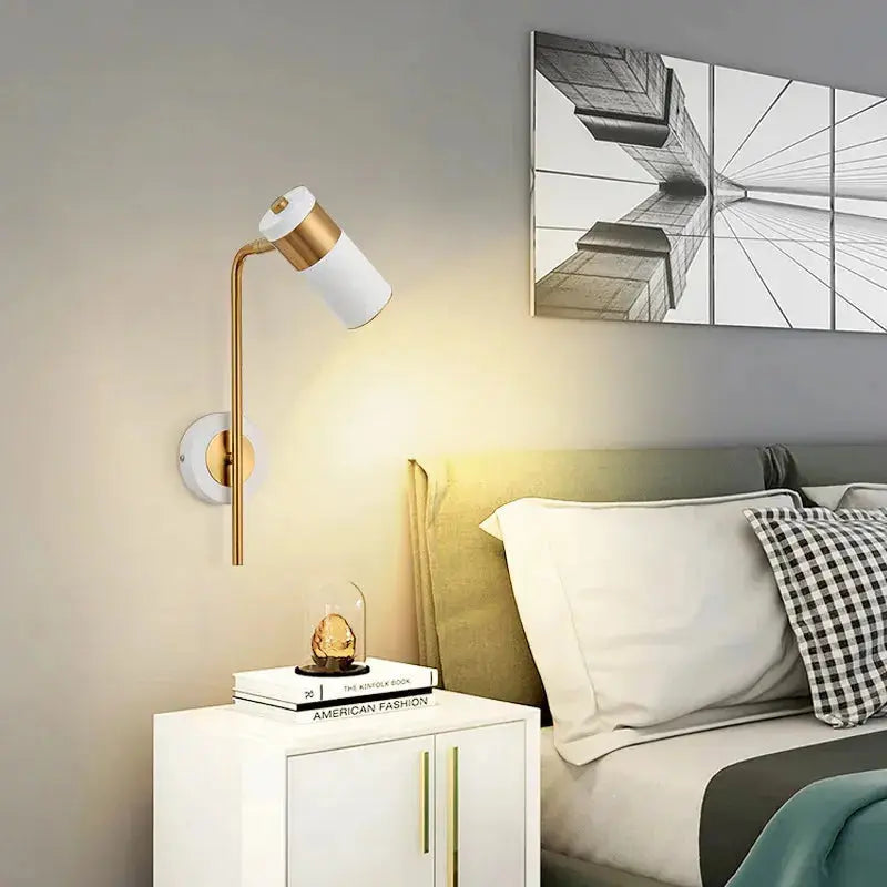 Selvien – Nordic Adjustable LED Bedside Reading Wall Lamp Lampasa.com