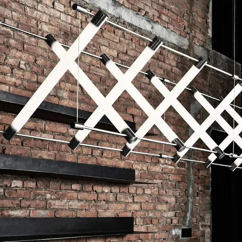 Unique Tubes Design Kitchen Island/Bar Dinner Table Lamp Verner SPINGAR.COM