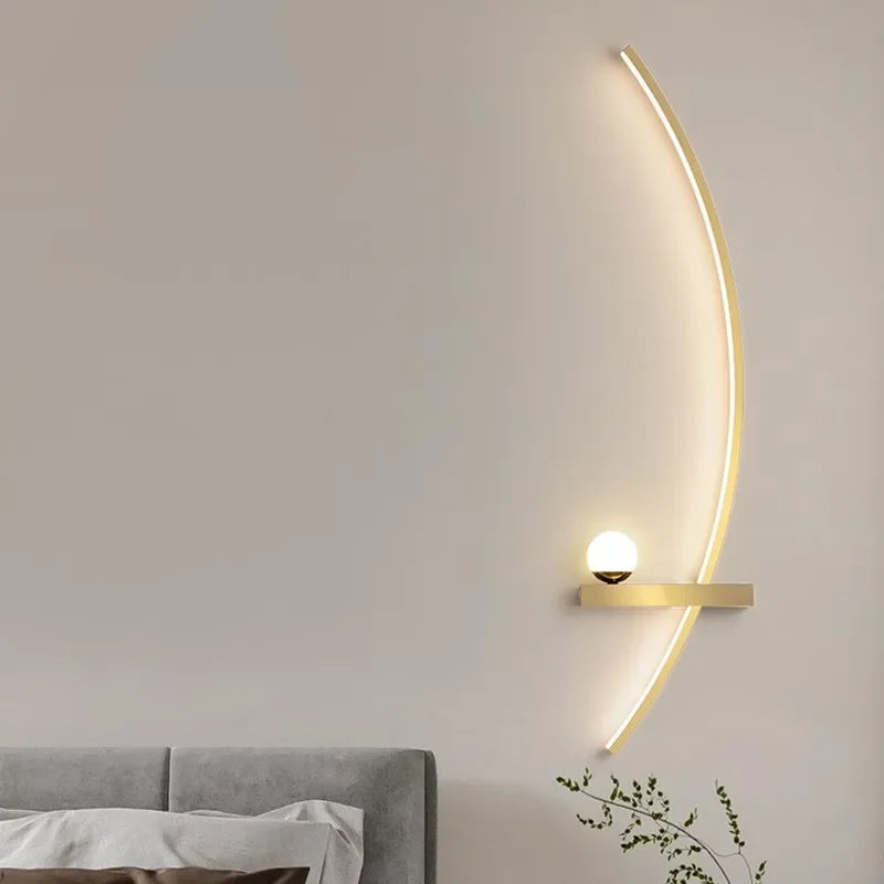 Modern Minimalist Creative LED Wall Lamp Wayde SPINGAR.COM
