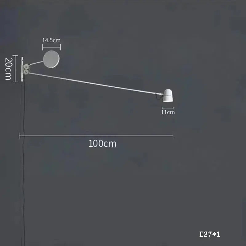 Arden – Adjustable Swing Arm Wall Lamp Lampasa.com