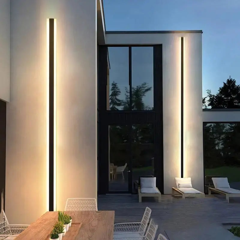 Frida – Modern Long Strip IP65 Waterproof LED Outdoor Lamp for Durable Exterior Lighting Kozyled