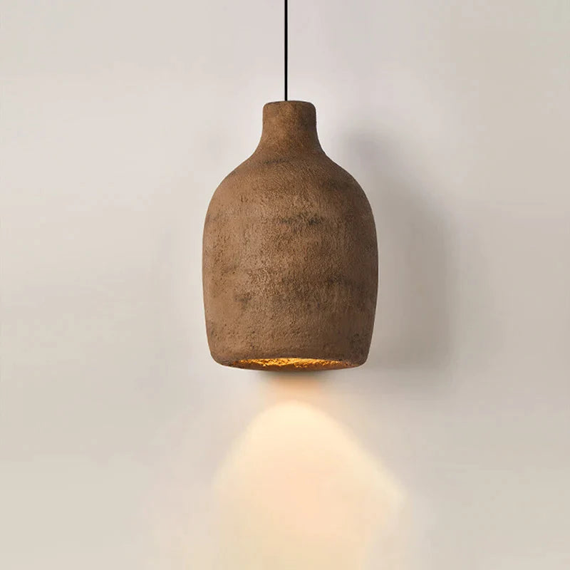 Handmade Japanese Wabi Sabi LED Pendant Lamp Satoko