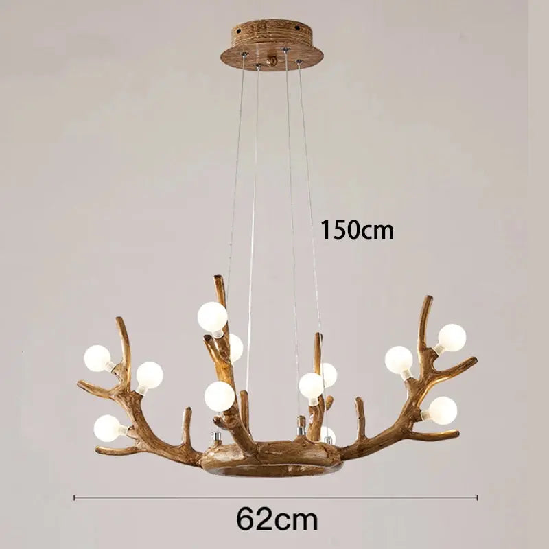 Dane – Rustic Dimmable LED Pendant Light with Tree Branch inspired Design Lampasa.com